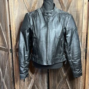 Hot Leathers leather biker jacket